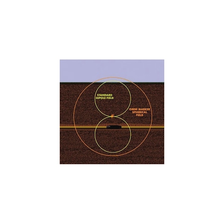 Tempo Communications OMNI MARKER BALL NON-POTABLE, WATER PURPLE 66.35 KHZ,  310713